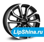 Dezent KS black polished 16/6.5J 5x114.3 ET 45 Dia 60.1 BFP