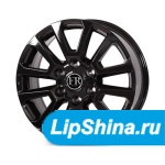 FR REPLICA IVF-843 18/7.5J 6x139.7 ET 25 Dia 106.2 B (Black)